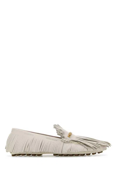 TOD'S FRINGED SLIP-ON LOAFERS