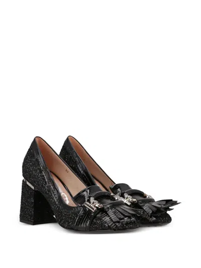 Tod's Fringe-detail Pumps In Black