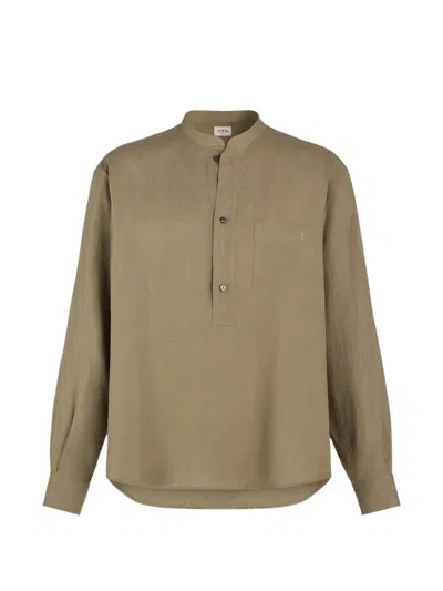 Tod's Front-pocket Polo Shirt In Brown