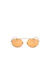 Tod's Full Frame Sunglasses In Yellow