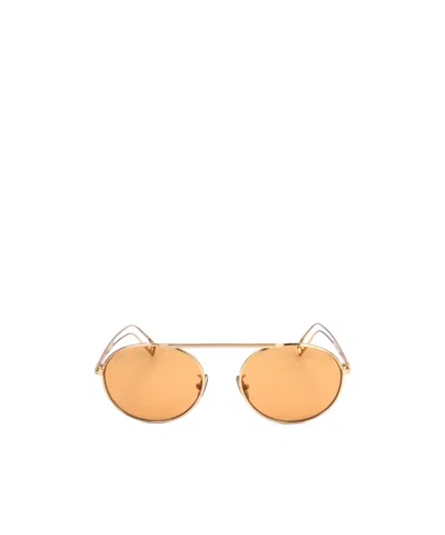 Tod's Full Frame Sunglasses In Yellow
