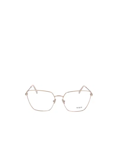 Tod's Geometric Flat Mirror In White