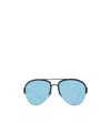 Tod's Geometric Frame Sunglasses In Blue