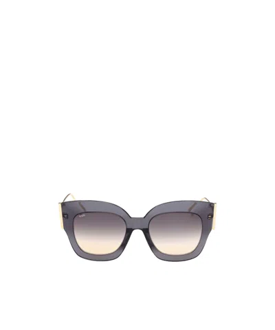 Tod's Geometric Frame Sunglasses In Gray