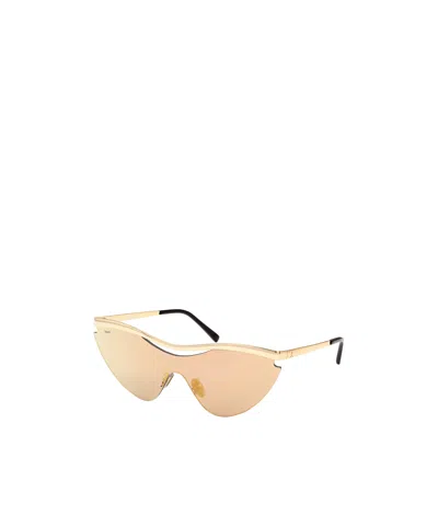 Tod's Geometric Frame Sunglasses In Nude