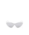 Tod's Geometric Frame Sunglasses In White
