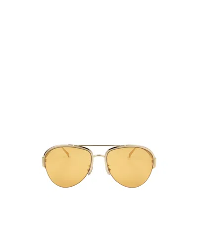 Tod's Geometric Frame Sunglasses In Yellow