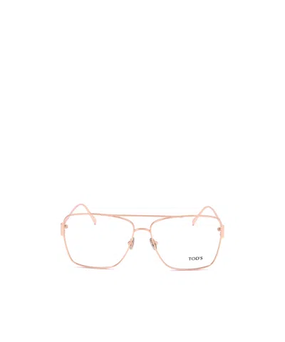 Tod's Geometrically Framed Flat Mirror In White
