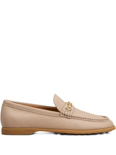 Tod's Gold-tone Detail Loafers In Multi