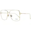 Tod's Gold Women Optical Frames