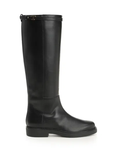 Tod's Gomma 20l Stivale Acc.t Boots Black