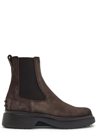 Tod's Tods Gomma 74l Suede Chelsea Boots In Multi