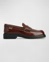 TOD'S GOMMA CLASSIC LEATHER PENNY LOAFERS