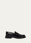 Tod's Penny-slot Round Toe Loafers In Nero