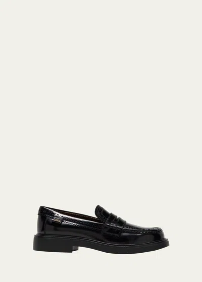 TOD'S GOMMA CLASSIC LEATHER PENNY LOAFERS