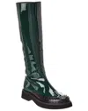 Tod's Tods Gomma Haircalf & Leather Knee-high Boot In Green