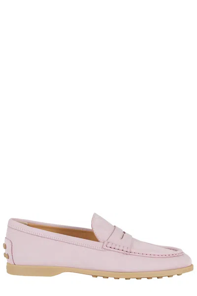 Tod's Gomma Leggero Mocassino In Purple
