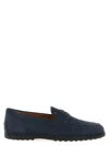 Tod's Gomma Loafers In Blue