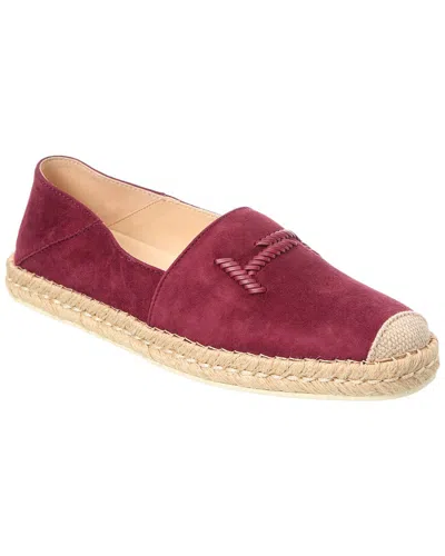Tod's Tods Gomma Suede Espadrille In Multi