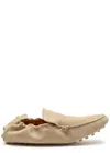 Tod's Tods Gomma Suede Loafers In Sand