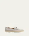 Tod's Leather Loafers In Altraversione
