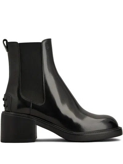 Tod's Gomma T60 73l Ankle Boot In Black