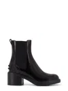 Tod's Janeiro Gomma Leather Chelsea Boots In Black