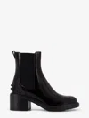 Tod's Gomma T60 Leather Ankle Boots In Black
