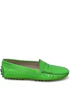 Tod's Gommini Moccasino Loafers In Green