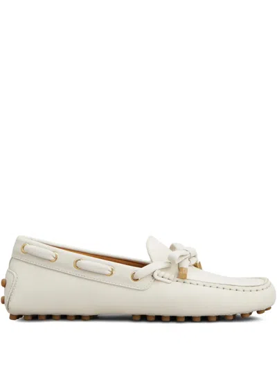 Tod's Gommino Bow-detail Loafers In Neutral