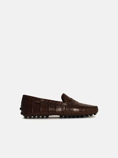 Tod's 'gommino' Brown Leather Loafers