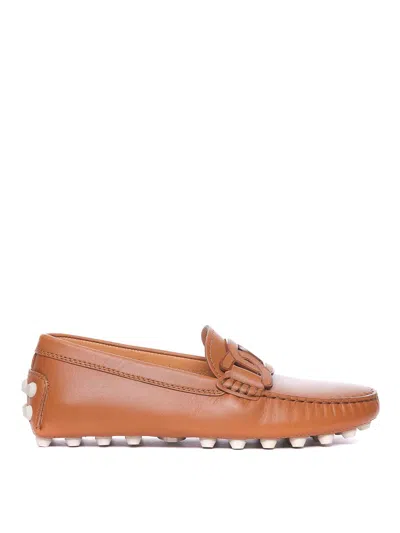 Tod's Gommino Bubble Kate Loafers In Brown