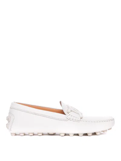 Tod's Gommino Bubble Kate Loafers In White