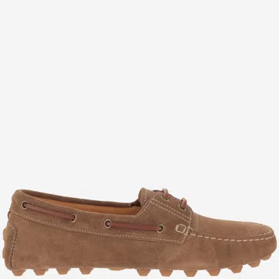 Tod's Gommino Bubble Loafers In Brown