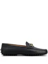 Tod's Gommino Loafers In Black