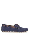 Tod's Classic Blue Calfskin Loafer In Blue