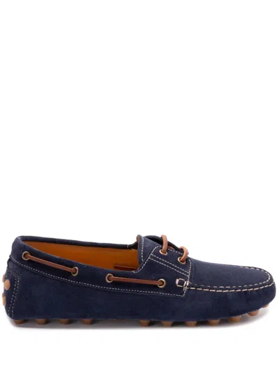 Tod's Gommino Bubble Loafers In Blue