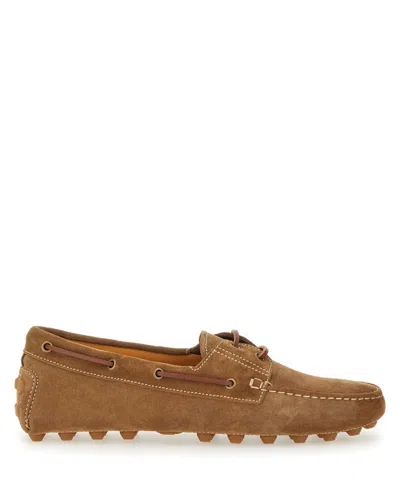 Tod's Gommino Bubble Loafers In Brown