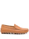 Tod's Gommino Bubble Loafers In Brown