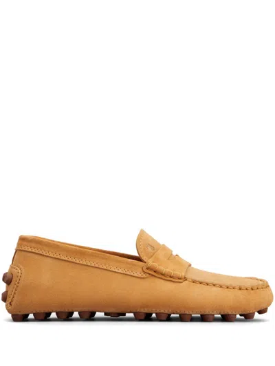 Tod's Gommino Bubble Loafers In Brown