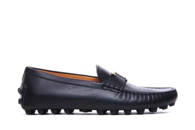Tod's Gommino Bubble Loafers In Nero