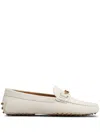 Tod's Gommino Bubble Loafers In White