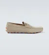 Tod's Man Loafers Sage Green Size 7.5 Leather