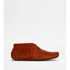 Tod's Gommino Desert Boots In Suede In Brown