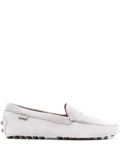 Tod's Gommino Driving Loafers In Purple