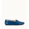 Tod's Gommino Driving Shoes In Leather In Blue