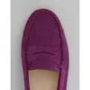 Tod's Gommino Driving Shoes In Suede In Purple
