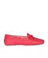 Tod's 10mm Suede Loafers In Red