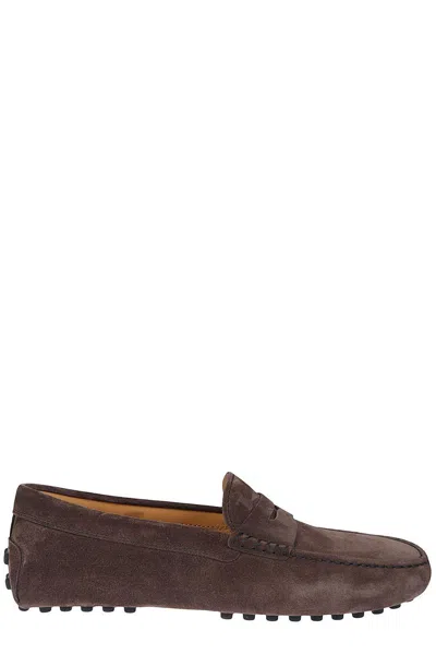 Tod's Gommino Driving Shoes In Brown