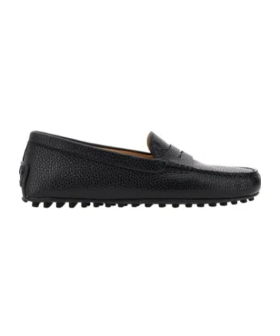 TOD'S GOMMINO GRAINED-LEATHER LOAFERS